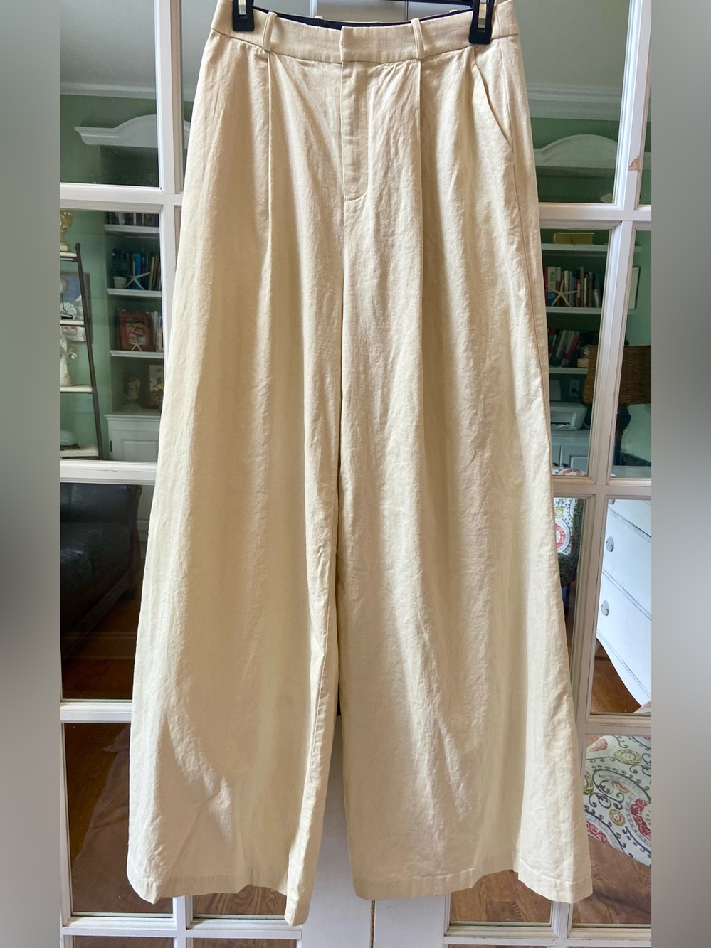 Camila Coelho High Waisted Wide Leg Pants Size Small